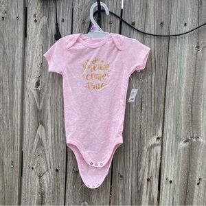 Koala Kids Dreamy Pink and Gold Bodysuit